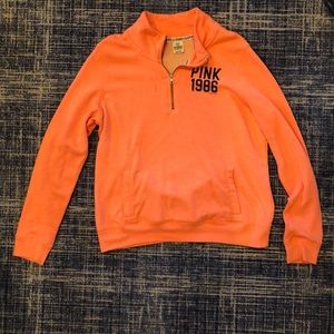 Coral PINK half-zip